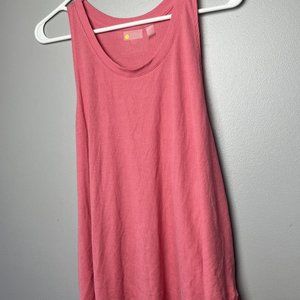 Zella Women's Splits Ribbed Tank Top NEW Size XXL Pink